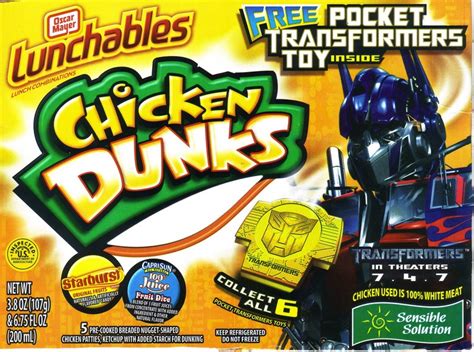 transformers lunchables